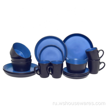 Оптовая продажа нового стиля цветная глазурь керамическая посуда керамическая